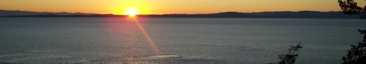 Sunset, San Juan Island Washington.
